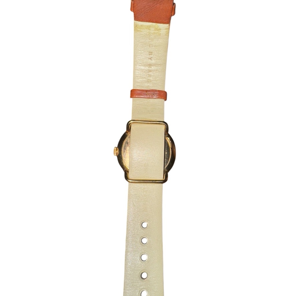 Marc By Marc Jacobs Ladies Amy White Dial Brown Genuine Leather Watch GUC - Picture 6 of 9